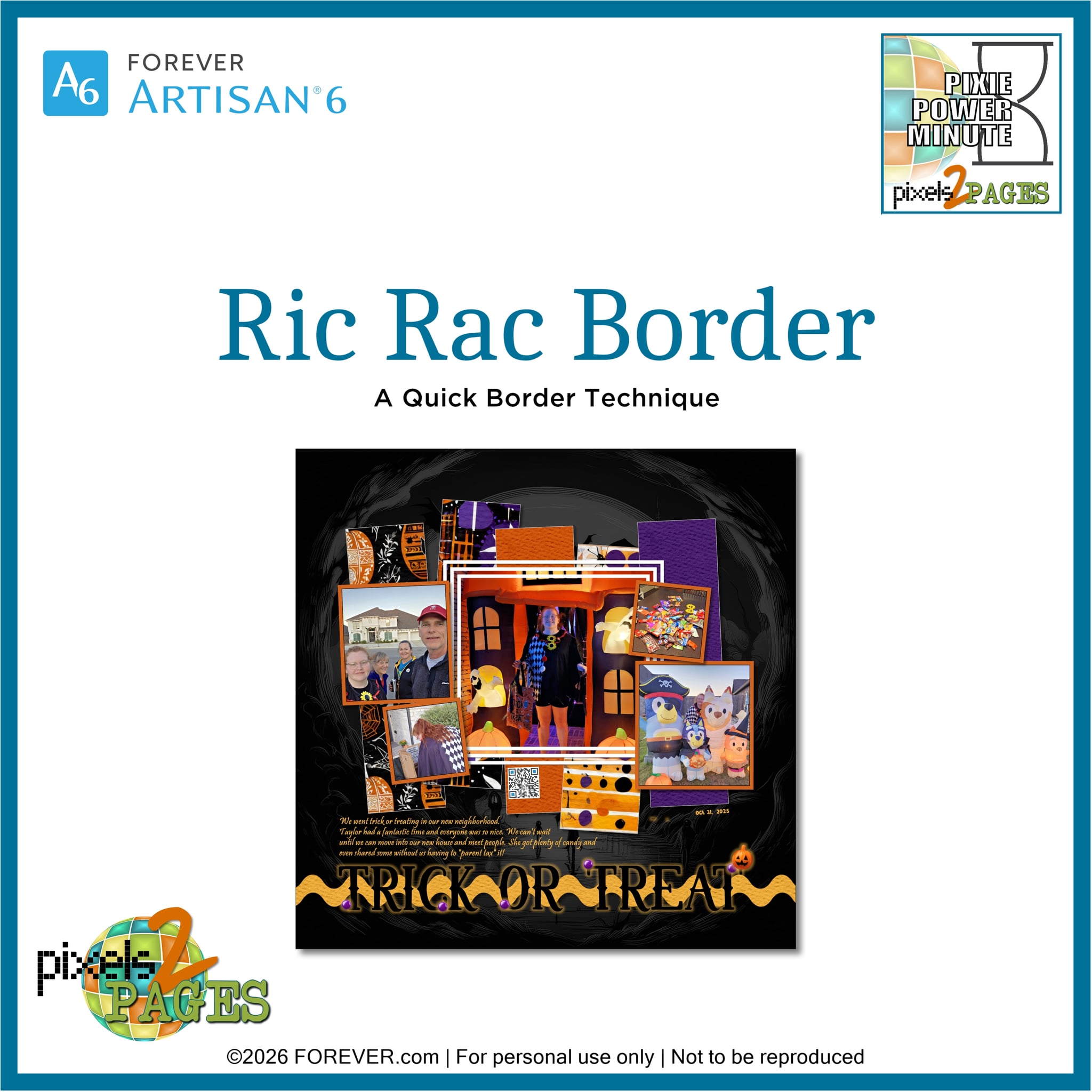 Pixie Power Minute: Ric Rac Border | Album by FOREVER pixels2Pages ...