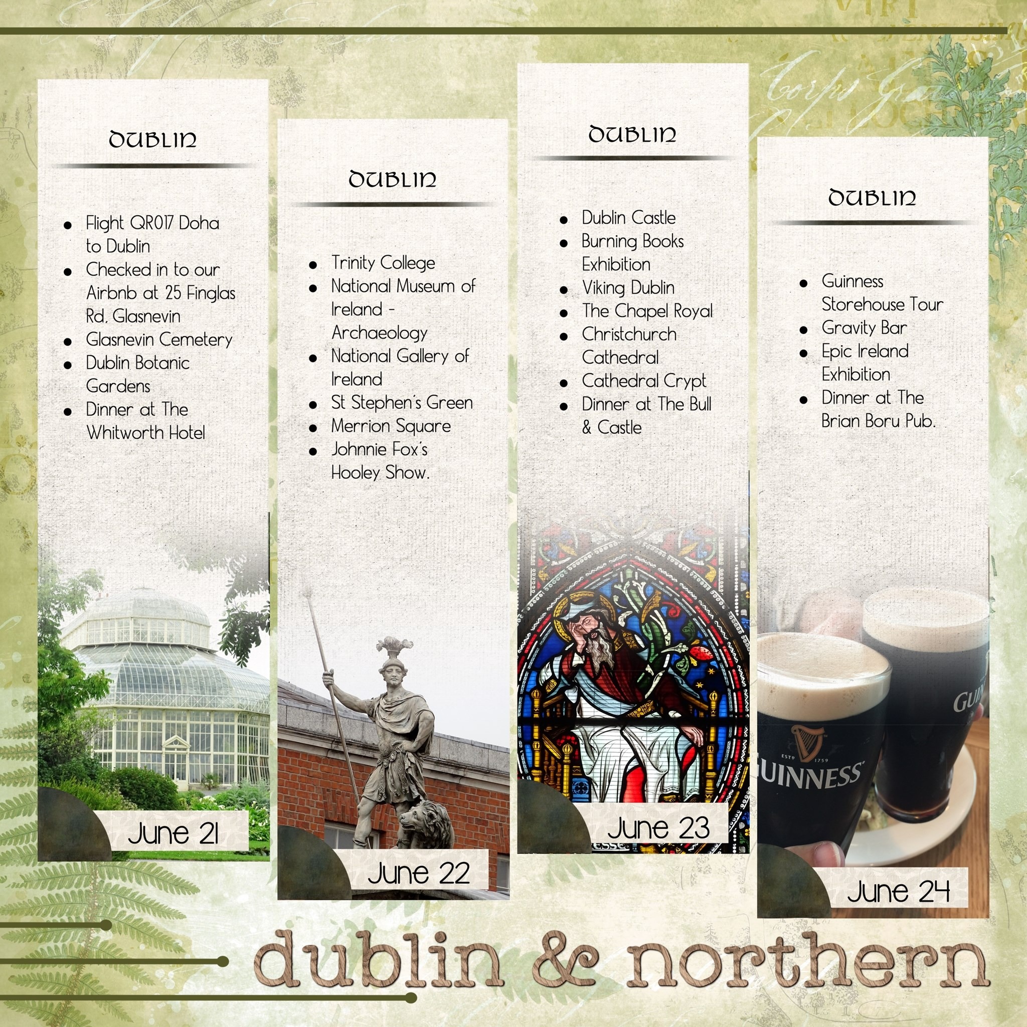 DUBLIN & NI 2017 BOOK 1